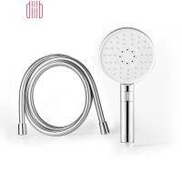 QSR STORE Diiib Dabai Handheld Shower Head Hose Lifting Rod Set 3 In 1 360 Degree 120mm 53 Water Hole with PVC Powerful Massage