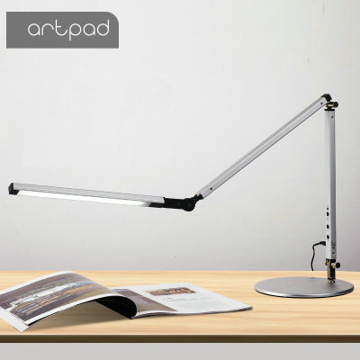 Energy Saving Modern LED Desk Lamp with Clamp Dimmer Swing Long Arm Business Office Study Desktop Light for Table Luminaire