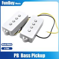 ‘【；】 1 Set Of 2Pcs Open PB Bass Pickup Bridge Neck Pickups Set For Precision PB Bass 4 Strings