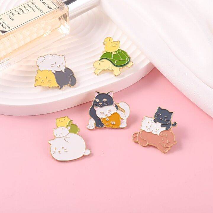 Kawaii Pin Badges, Cat Enamel Pin Kitty