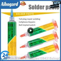 hk℗▤  1 8PCS Needle-tube Type Solder Paste Glue Extruder Repair Welding Uv Gun Booster Soldering Accessories 138℃-227℃