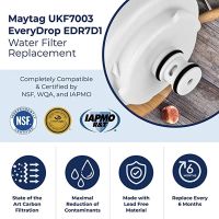 UKF7003 Refrigerator Water Filter, Replacement for Maytag UKF7003, UKF7002AXX, UKF7001AXX, UKF6001AXX, UKF5001 1Pack