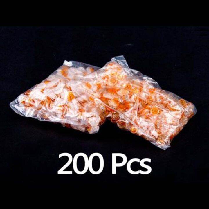 200pcs Yellow Uy Scotchlok Wire Connector With Grease Filling Butt