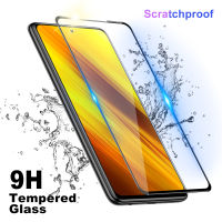 คลุมทั้งหมดกระจกนิรภัยสำหรับ Xiaomi X4 X3แก้ว Poco M4 M3 Pro Glass ปกป้องหน้าจอสำหรับ Poco X4pro F3เล็กๆน้อยๆ X3 F4 Gt X3แก้ว Nfc