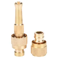 Brass High Pressure Car Wash Adjustable Straight Handle Hose Nozzle Garden Tool Faucet Home Accessories