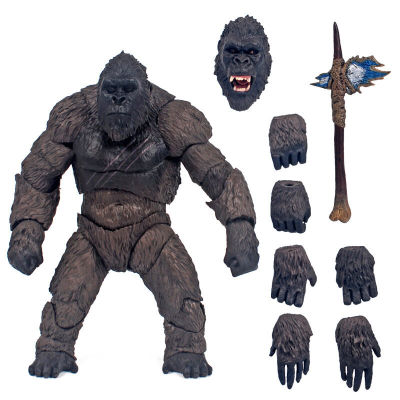 2021 King Kong Vs Godzilla Gorilla Monster รุ่น PVC ของเล่นรูปสัตว์ของขวัญวันเกิดของเล่นสำหรับเด็ก826