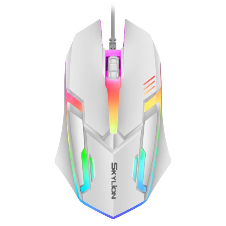 skylion-f1-wired-3-keys-mouse-colorful-lighting-gaming-and-office-for-microsoft-windows-and-apple-ios-system