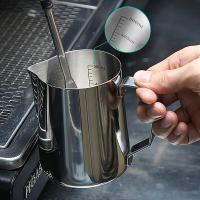 Stainless Steel Milk Frothing Pitcher Steaming Milk Coffee Jug Cappuccino Latte Art Espresso Barista Steam Cup 150/350/600Ml