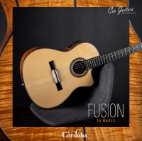 Cordoba Fusion 14 Maple กีตาร์ไฮบริดสายไนล่อน พร้อมภาคไฟฟ้า Fishman Presys Blend (ไม้ Solid European spruce / Flamed maple)