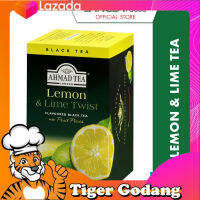 Ahmad Tea Lemon &amp; Lime (20 Teabags) Halal Certified