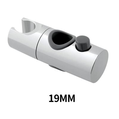 ห้องอาบน้ำห้องน้ำรางสไลด์ฝักบัวอาบน้ำที่ยึดตัวยึดพลาสติก ABS การหมุน360องศาฝักบัว19/22/24/25มม.