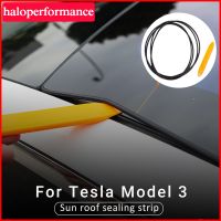 Model3 Car Wind Noise Reduction Kit Quiet Seal Tesla Model 3 Three 2022 Skylight Glass Strip Auto Exterior Parts Accessories