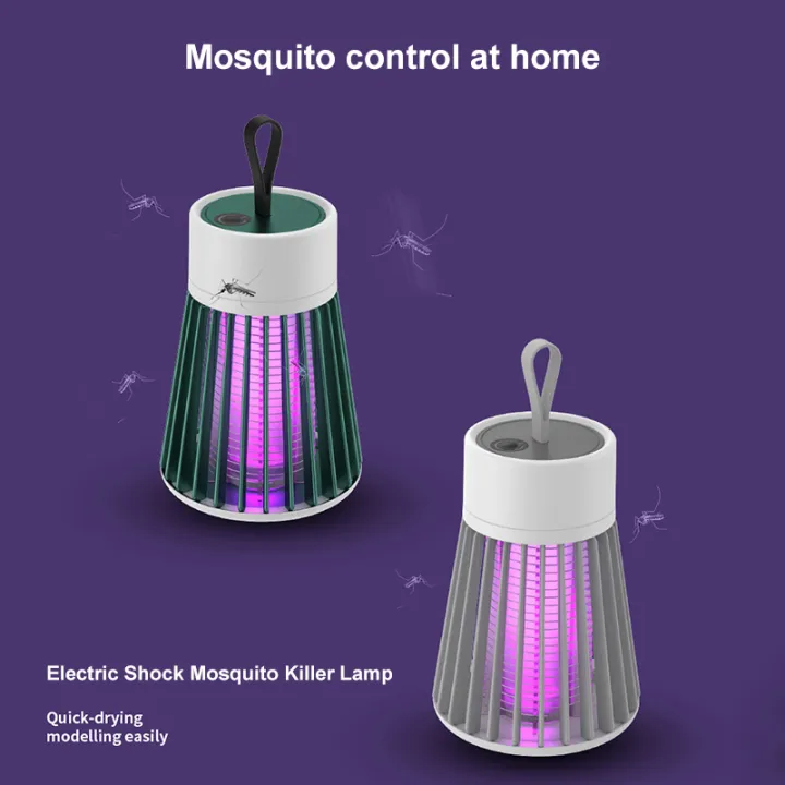 New Electric Shock Mosquito Lamp Indoor & Outdoor USB Rechargeable ...