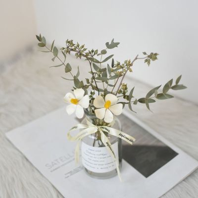[COD] Yunnan Dried Bouquet Real Small Ornament Decoration Room Furnishing With Vase