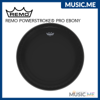 หนังกระเดื่อง  ? REMO POWERSTROKE® Ebony® 22"