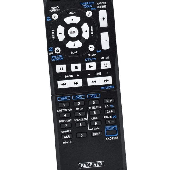 axd7583-black-remote-control-plastic-remote-control-for-pioneer-av-receiver-vsx-820-k-vsx-820-vsx820-vsx820k-vsx-72txvi-vsx-90txv-vsx-92txh-vsx-523-k