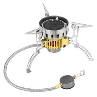 Outdoor Infrared Camping Stove Ultralight Portable Furnace Collapsible Windproof Gas Stove Mini Burner for Cookout Picnic Hiking