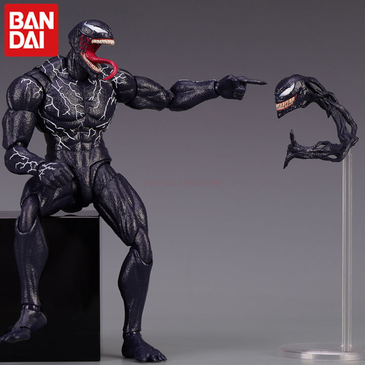 20ซม-shf-venom-2-symbiont-amazing-venom-movable-ภาพยนตร์-action-figures-ของเล่นเด็กวันหยุดของขวัญ