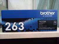 Brother TN-263BK  สีดำ แท้ศุนย์ของใหม่คุณภาพ100%สำหรับรุ่น  รุ่น MFC-L3750CDW/ L3735CDN/ L3770CDW, DCP-L3551CDW/ L3270CDW/ L3230CDN