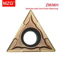 Mzg 10ชิ้น Tcmt Zp153 Zp162 Zm36 Zm36h คาร์ไบด์เคลือบแข็งแทรกเครื่องมือเครื่องกลึง Cnc เครื่องกลึงสำหรับตัดเหล็ก