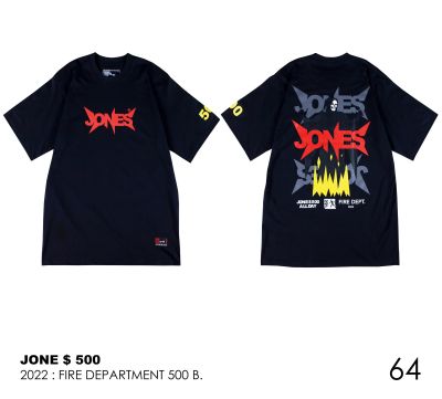 JONE500 คลอเล็คชั่นล่าสุด เสื้อยืดสกรีนลาย 2022 Collection 64 65 แฟชั่นพิมพ์ผ้าฝ้ายแขนสั้นผู้หญิงเสื้อยืด