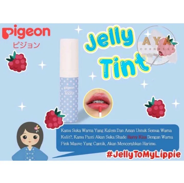 PIGEON TEENS Jelly Tint Aiko Berry Kiss LIP TINT REMAJA Lazada Indonesia