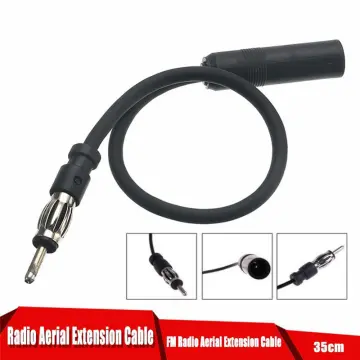 Universal DIN Female to Female Aerial Antenna Adapter Cable for FM AM Car  Radio