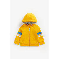 เสื้อมีฮู้ดเด็กผู้ชาย Mothercare mustard zip-through hoody ZB612