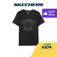 Skechers สเก็ตเชอร์ส เสื้อยืดแขนสั้น ผู้หญิง Ocean Collection Short Sleeve Tee - L223W158