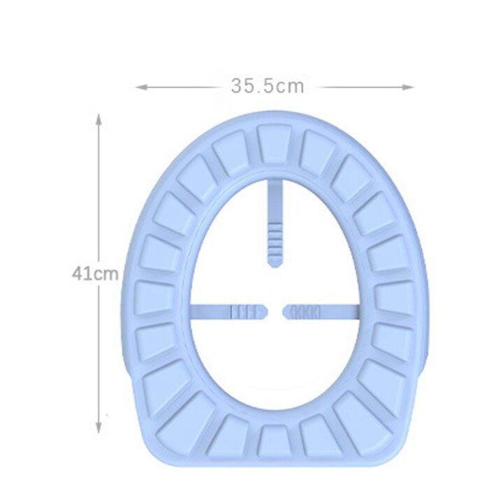 ที่คลุมฝาชักโครกเบาะนั่งมีถ้วยดูดนุ่มสะอาดซิลิโคนใช้ซ้ำได้-zjkd42w4d-เบาะห้องน้ำ