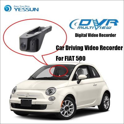 YESSUN กล้องหน้าติดรถยนต์ FIAT 500ไม่ Kamera Parkir Mundur/DVR เครื่องบันทึกวิดีโอการขับขี่-สำหรับไอโฟนแอนดรอยด์แอป