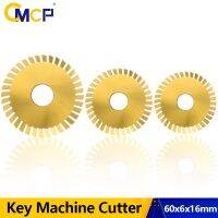 CMCP Key Copy Machine 60X6X16Mm 36608090T Titanium Coated Single Side Saw Blade For Spare Parts Key Cutter เครื่องมือช่างทำกุญแจ