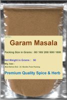 Garam Masala 50 grams#Garam Masala 50 grams #การัม มาซาล่า ,  Premium Grade คัดเกรดพิเศษ คุณภาพอย่างดี สะอาด ราคาถูก