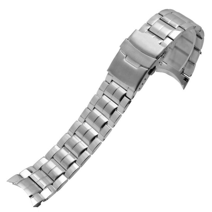 ทดแทน-casio-ef-544-เข็มขัดเหล็กสายนาฬิกาสแตนเลส-casio134-arc-ปาก-solid-อุปกรณ์เสริมเข็มขัดนาฬิกาสแตนเลส