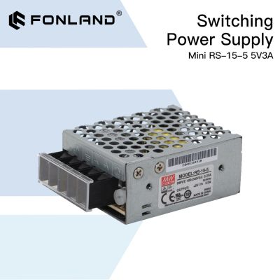 Fonland MeanWell 15W Single Output Switching Power Supply 5V 3A for Co2 Laser Engraving and Cutting Machine
