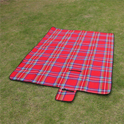 2 Size Folding Camping Mat Outdoor Beach Picnic Lightweig Waterproof Sleeping Camping Pad Mat Moistureproof Plaid Blanket