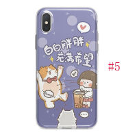 Samsung Galaxy A10 A20 A30 A40 A50 A70 A80 เคสศัพท์ใสนุ่ม RORO Girl