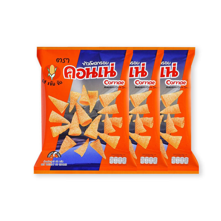 cornae-corn-snack-original-56-g-x-3-bags-คอนเน่-ข้าวโพดอบกรอบ-รสดั้งเดิม-56-กรัม-x-3-ซอง
