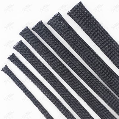 【CW】 10M Braided Cable Sleeving PET Wrapping Casing Sleeves Wire 8mm/10mm/12mm/15mm/20mm/25mm