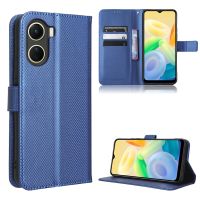 Flip Case Dompet หนัง PU พร้อมขาตั้งสำหรับ VIVO Y16 Y16 Y 16