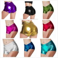 PU Leather Shorts Women Sexy Women Short Pants Slim Elastic Waist Shorts Plus Size Hot Pants S-2XL