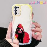 Jlingji เคสสำหรับ OPPO Reno 5 5 5G Reno 5K 5G ค้นหา X3 Lite เคสแฟชั่นลายเด็กผู้ชายกันกระแทกแบบใสนิ่มลายเนื้อครีมขอบคลื่นเคสมือถือเคสโปร่งใสลายกล้องถ่ายรูปสร้างสรรค์เคสซิลิกาเจลป้องกัน