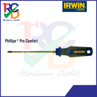 IRWIN ไขควงปากแฉก PHILLIPS PRO COMFORT ขนาด 3 mm. x 150 mm.