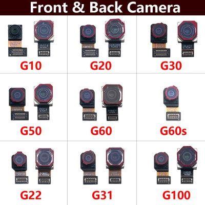 ของแท้สำหรับ Motorola Moto G31 G41 G60 G50 G60s G22 G10 G20 G30 G100โมดูลกล้องด้านหลังเฟล็กซ์ + กล้องด้านหน้า
