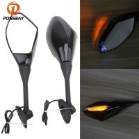 Motorcycle Rear View Mirror for Honda CBR600RR CBR1000RR 2004-2006 2007 2008 Scooter LED Turn Signal Lights Blinker Indicator