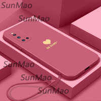 สีทึบ Vivo แบบตรงขอบลายรักเคสโทรศัพท์ V19