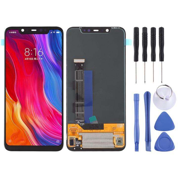 จอ-oled-lcd-oem-และ-digitizer-ประกอบเต็มตัวเครื่องสำหรับ-xiaomi-mi-8-สีดำ