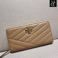 (แท้ ?%‼ from Factory) ? Model KIRA CHEVRON ZIP CONTINENTAL WALLET