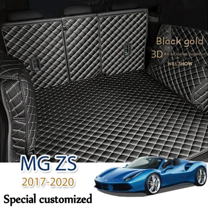 Custom Leather Car Trunk Mats For MG ZS 20172020 Rear Trunk Floor Mat
