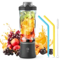 600ML Portable Electric Juicer Blender Smoothie Fruit Mixers Food Milkshake Multifunctional Juice Machine 4000mAh Rechargeable